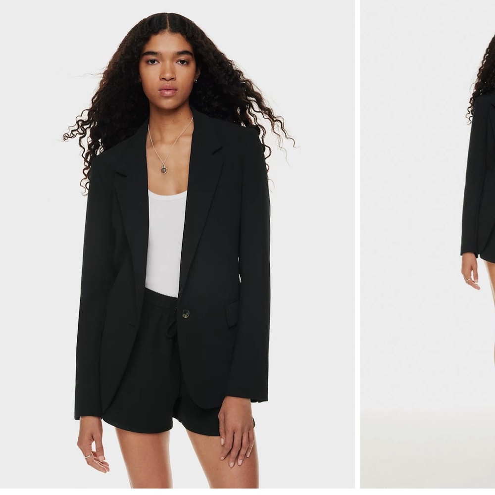 Wilfred Black Oversized Blazer - XS